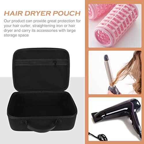 FRCOLOR Hair Dryer Case Holder Travel Storage Case Hair Blower Carrying Pouch Lightweight Eva Organizer Hard Shell Container Bag