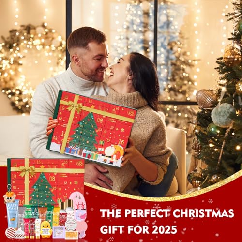 Beauty Advent Calendar for Women 2025 ? 24 Days of Luxury Skincare, Bath & Body Gift Sets, Perfect Christmas Countdown Calendar & New Year Holiday Gifts Baskets for Girlfriend, Wife, Mom, Teen Girls