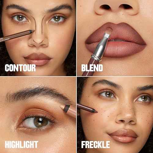 Revlon ColorStay Multi-Liner, Creamy Formula, Multiuse For Lips, Eyes & Face, Stocking Stuffer for Women, 002 Dallying