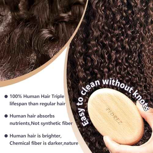 Chocolate Brown Head Braided Lace Front Wig 13x6 Deep Wave Wig Braided Wigs Human Hair Pre Plucked with Baby Hair 180 Density HD Frontal Wigs Brown Wig Human Hair 26 Inch