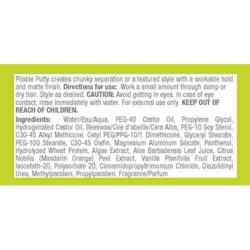 GREAT CLIPS Solutions Pliable Putty, 2oz | Finishing Hair Product w/Medium, Workable Hold | Provides Flexibility & Texture