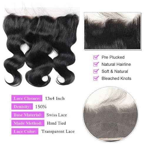 360 Blue Lace Front Wig - Pre-Plucked Straight HD Glueless Lace Wig - Synthetic Dark Blue Long Straight - 32inch