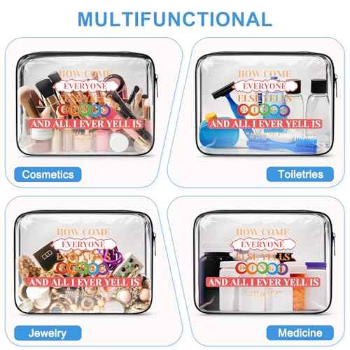 Funny Bingo Lover Game Gift Makeup Bag for Women Bingo Gambler Gifts Bingo Money Cosmetic Bag Casino Gambling Bingo Gifts Birthday Gift for Friends Bingo Player Lucky Bingo Gifts Clear Toiletry Bag