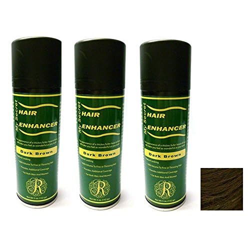 Hair Enhancer Dark Brown 5oz 3 pack