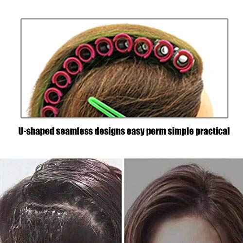 20pcs Perm Rods, Loose Curly Hair Styling Perm Rods, No Indentation Hair Perm Rods for Ladies Hair Styling Design()