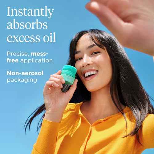 Briogeo Style & Treat Dry Shampoo Puff - Mattifying Dry Shampoo Powder - Non-Aerosol, Talc Free, Benzene Free - 0.5 oz/15 g