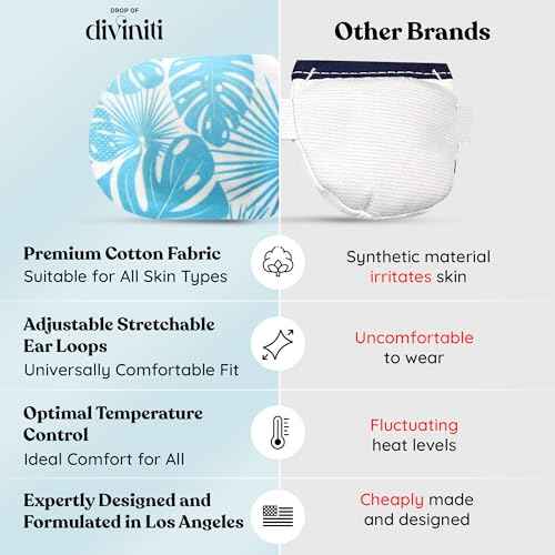 20-Pack Steam Eye Mask - Self Warming Heated Eye Mask for Dry Eyes, Up to 110F Degrees, Fast Soothing Relief - Puffy Eyes, Insomnia, Migraine - Warm Compress for Eyes DiviniTi