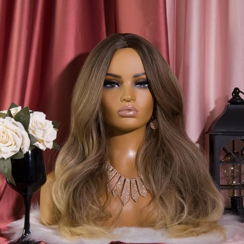 Mannequin Head with Shoulders Realistic Manikin Head With Freckles for Display and Styling for Wigs, Jewelry, and Clothing DC410