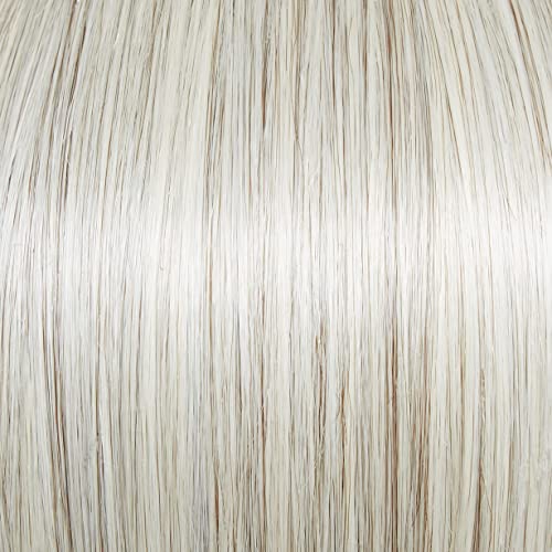 GABOR Ambitious Essential Collection Wig Cap, Mid-Length With Soft Bangs and Beachy Wave by Hairuwear, Light Grey