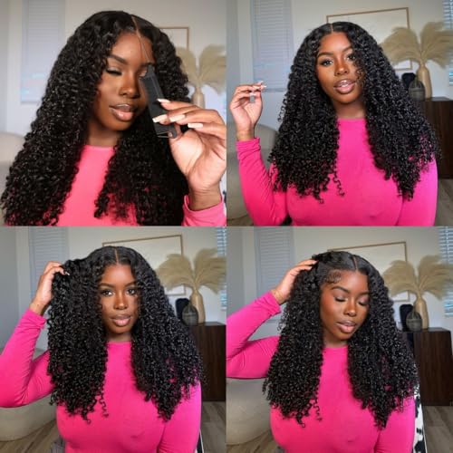 Deep Wave Human Hair Bundles £¨12 14 16 £©12A 100% Unprocessed Brazilian Virgin Human Hair Deep Curly Human Hair Weave 3 Bundles Extensions for Black Women Natural Color