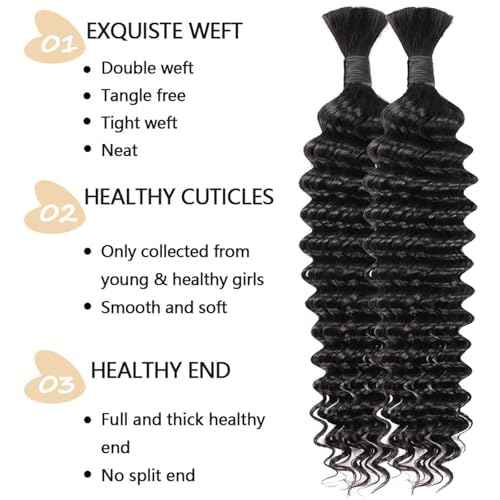 Sensationnel Empire multi weave hair - wet and wavy tropical curl human hair 3 bundle layered lengths (10 12 14 inch, 1B OFFBLACK)