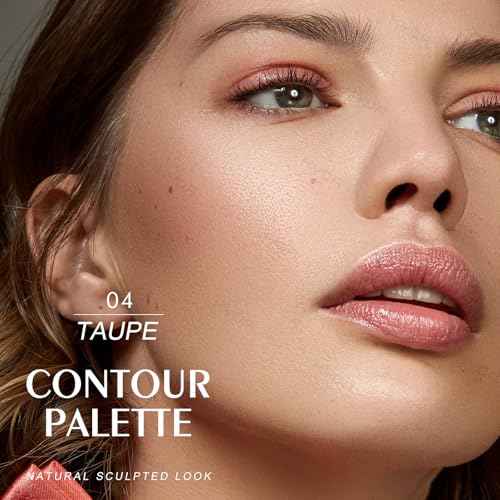 KYDA Face Sculpting Contour Palette, Smooth Matte Contour Pressed Powder, Ultra-fine Lightweight, Easy to Blend, Multiuse Baked Contour Makeup-TAUPE