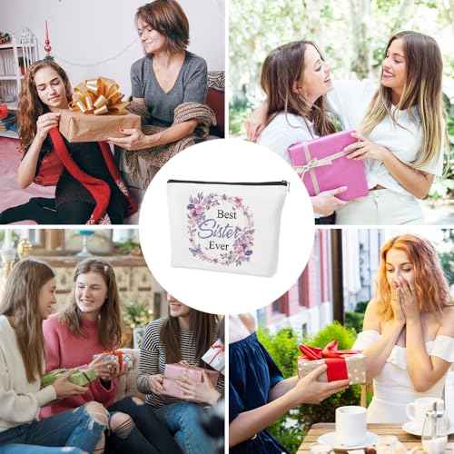 Mothers Day Gifts for Sister Birthday Graduation Valentines Day Galentines Easter Halloween International Womens Day Christmas Stocking Stuffers Meaningful Makeup Bag Best Gifts Ideas for Sister