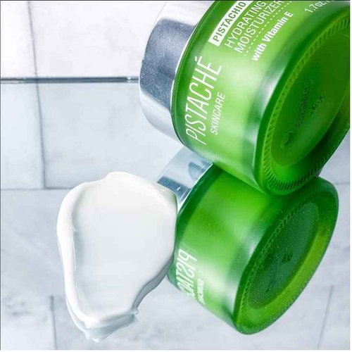 Pistaché Skincare Pistachio Oil Hydrate & Glow Beauty Duo | Face Moisturizer & Brightening Eye Cream | Hydrating with Vitamin E & Antioxidants