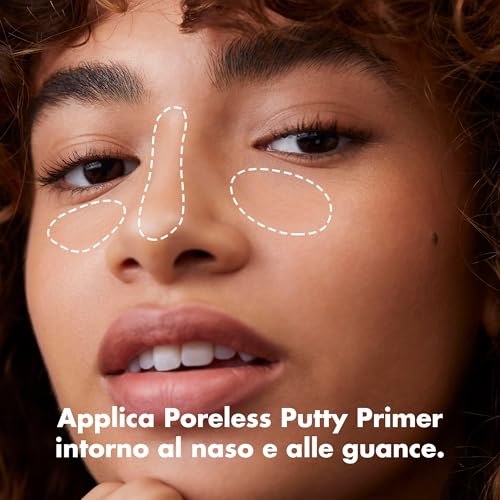 e.l.f. Poreless Face Primer, Skin-Perfecting & Lightweight, Long Lasting, Smooths & Preps to Create Flawless Base, Infused with Tea Tree and Vitamins A & E, 2 Fl Oz