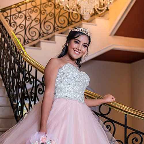 CIEHER Tiara Crowns for Women & Girls - Bridal, Wedding, Prom, Quinceanera, Birthday & Christmas Crown Gifts