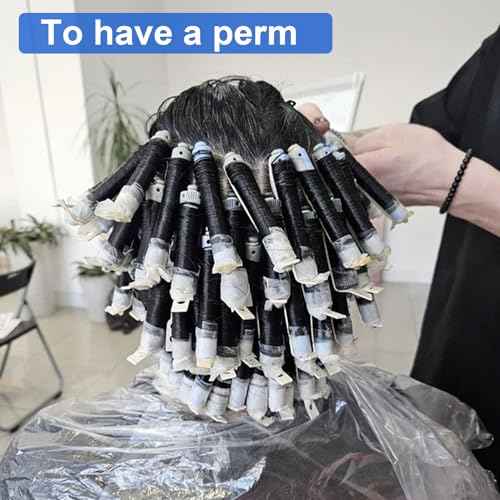 100pcs Perm Paper for Hair, Breathable End Papers for Hair Perm, Disposable Heat-Resistant Professional Hair Salon Home Hair Curling Papers for Thin Thick Short Long Hair- White