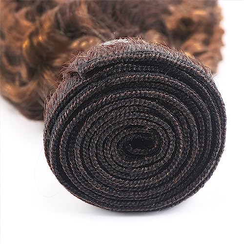 Brown Bundles Human Hair 18 20 22 Inch P4/30 Water Wave 3 Bundles Brazilian Virgin Remy Hair Double Weft Weave Human Hair Extensions