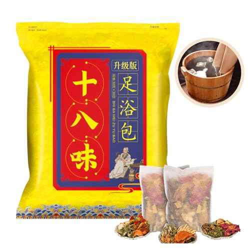 Herbal Foot Soak Bag Set - Ginger Infused Detox Foot Bath for Dry, Cracked Feet & Lymphatic Drainage,30-Pack Detox Soak to Purify & Revitalize Feet,äõõ®ßæ˩ñé?øÜÊÅøÐ900g