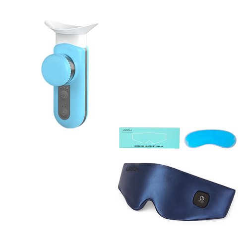 Heated Eye mask and Eye Steamer with mosit Heat for Dry Eyes,Stye