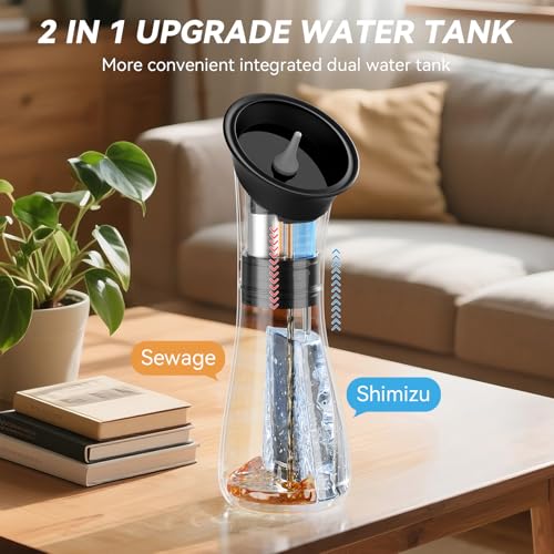 Ear Wax Removal, Upgraded Electric Ear Cleaner with Safe Efficient Comfortable Pressure Modes, Ear Cleaning Kit-12 Nozzles, Ear Wax Cleaner Irrigation Flushing System with Wastewater Recovery