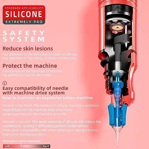POSEIDON Professional Tattoo Cartridge Needles 50Pcs | #12 Round Liner 1211RL | High-Density Silicone Grip Steel Cartridges | Disposable Needles with Membrane | for All Tattoo Machines