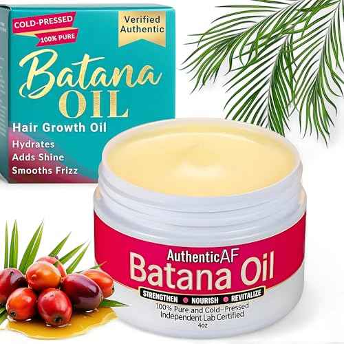Dr. Sebi Batana Oil for Hair Growth, 100% Pure Raw & Unrefined from Honduras, Aceite de Batana Hair Growth Oil for 4C Hair - Edges, Scalp, Length