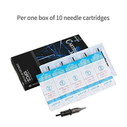 Dragonhawk Mast Tattoo Cartridges Needles 50pcs Round Liner Mixed 3RL 5RL 7RL 9RL 11RL Size for Machine Kit Supply (50pcs RL)