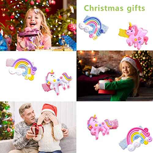 Hair Clips for Girls,10 Pcs Cute Animals Horses Hair Accessories Colourful Barrettes Hair Pins for Kids Baby Little Girls Children Birthday Christmas Day Gift