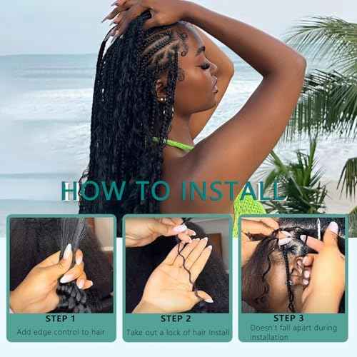 Human Braiding Hair for Boho Braids 110g 20 Inch Deep Water Wave Bulk Human Hair for Braiding No Weft 12A Wet and Wavy Curly Human Hair Extensions 2 Bundles/Pack Natural Color