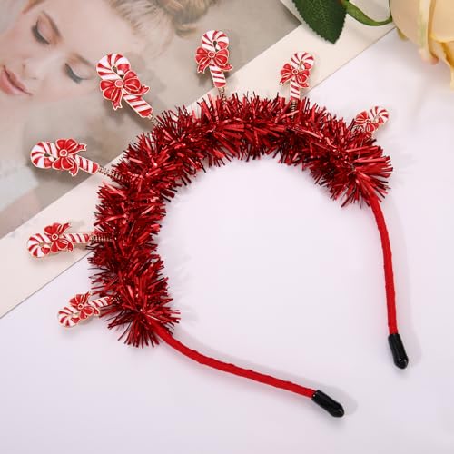 mokkia Candy Headband for Women Sweet Lollipop Christmas Headbands Halloween Candy Costume Accessories Candyland Costume Gift