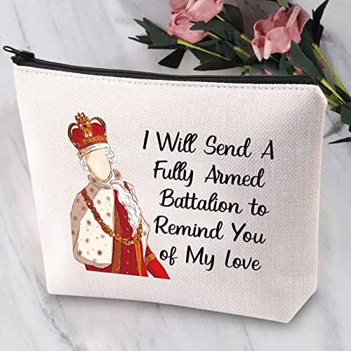 JYTAPP H Musical Makeup Bag H Musical Gift H Musical Fans Gift I Will Send A Fully Armed Battalion to Remind You of My Love Cosmetic Bag