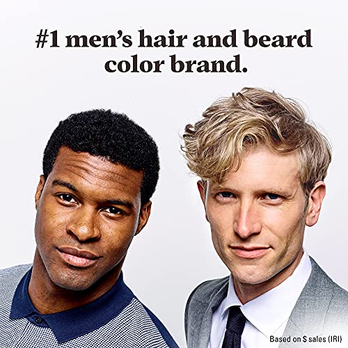 Just For Men Easy Comb-In Color Mens Hair Dye, Easy No Mix Application with Comb Applicator - Light Brown, A-25, Pack of 3