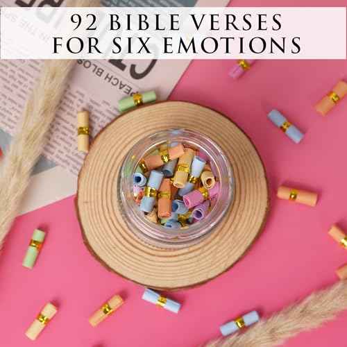 Bible Verse Jar For Women, Mothers Day Gifts for Mom, Christian Gifts for Women, Graduation Gifts for Her, Inspirational Bible Jar, Gifts for Mom from Daughter Son, Keepsake for Mom Grandma