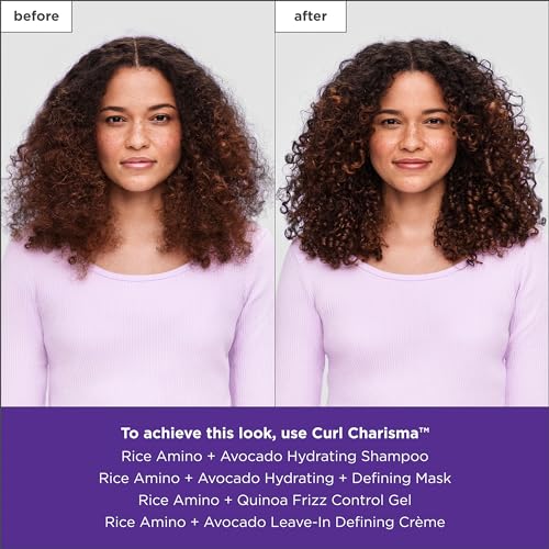 Briogeo Curl Charisma Rice Amino + Avocado Hydrating Shampoo, Define and Moisturize Wavy, Curly, and Coily Hair,Sulfate-free, Anti-Frizz, Hydrating Cleanse, Vegan, Cruelty-Free