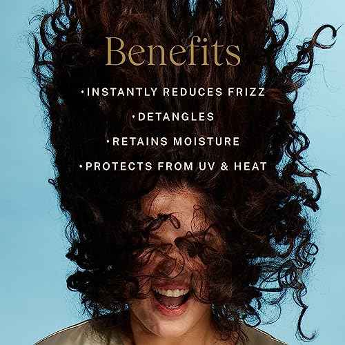 JVN Complete Leave-In Conditioning Mist, 5 Fl Oz, Frizz Fighting Moisture Multiplier, Detangler, UV and Heat Protection Spray, Hair Care for Women and Men, Silicone Free