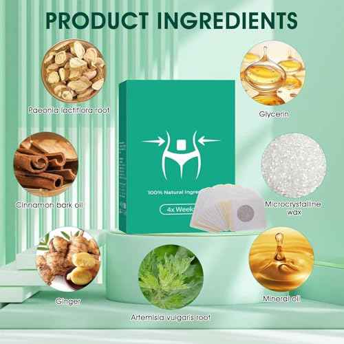Patches Body Care Patch, Body Patch Para Bajar De Peso, Bodypatch Natural Ingredients for Women Girls (60pcs)