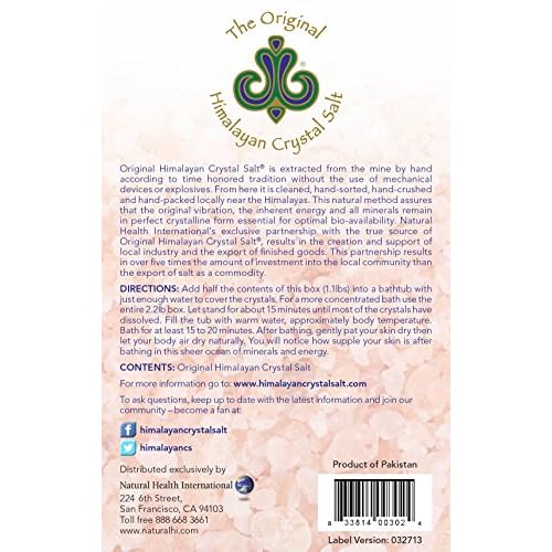 Original Himalayan Crystal Salt - Bath Salts for Hydration, Detox and Relaxation Bathing (4)
