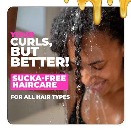 The Doux Curl Cream for Curly Hair with Honey, Aloe & Keratin ? Curl Defining Custard for Frizz Control, Moisture & Shine Bee Girl Honey Custard for Natural Hair