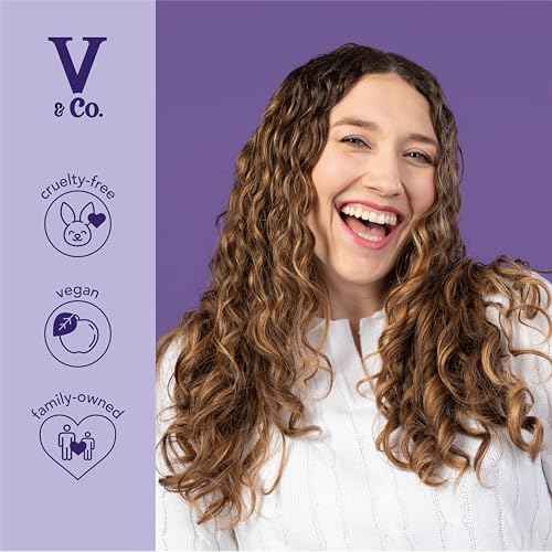 V&Co. Beauty Wave Babe Texturizing Pink Salt Spray ? Beach Wave Spray for Wavy Hair with Himalayan Pink Salt & Peptides ? Lightweight Texturizing & Volumizing Mist for Soft, Touchable Texture ? 6 oz
