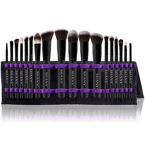 SHANY Makeup Brushes Artisan Easel Elite Cosmetics Make up Brush Set, Complete Kabuki Makeup Brush Set - Old Packaging
