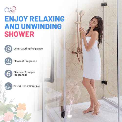 Shower Steamers Aromatherapy 12 Pack Shower Bombs with Natural Essential Oils, Home SPA Stress Relief Christmas Stocking Stuffers Birthday Gifts for Women Mom Men Self Care Relaxation