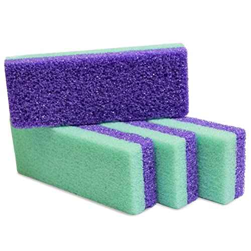 Karlash Professional Pedicure Foot Pumice Stone for Feet Skin Callus Remover and Scrubber for Dead Skins 2 Sided (Pack of 2)
