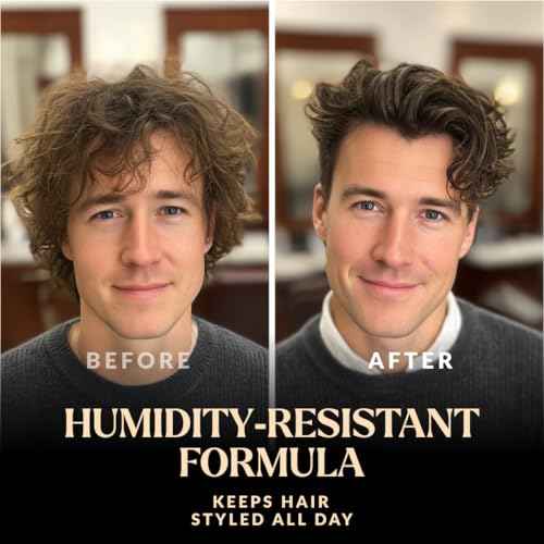 Charlemagne Sea Salt Hair Spray - 6.76 fl oz, Pack of 1, Mediterranean Breeze - Firm Hold & Volume Boost Sea Salt Spray for Men - Heat Protection - Matte Finish Tousled Beach Hair