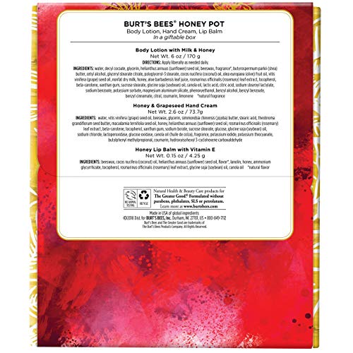 Burt's Bees Honey Pot Holiday Gift Set