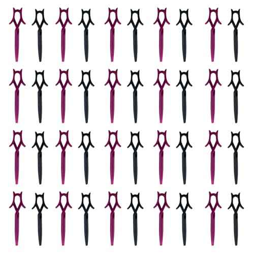 40pcs Hair Rollers Self-Adhesive Air Bangs Curling Roller Hair Clips DIY Hair Curling Clip Accessories Perm Tools,Suitable for salon use, multifunctional hair clip£¬Nail Polish Protector for Fingers