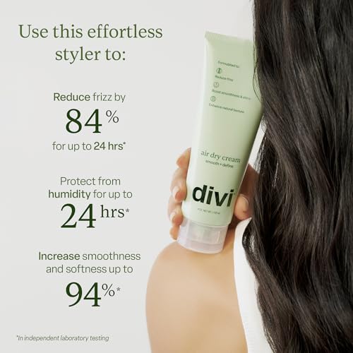Divi Frizz Fighting Trio ? Includes Whipped Mask, Air Dry Cream & Leave-In Conditioner ? Deeply Hydrates, Smooths Frizz & Restores Shine for Soft, Healthy, Manageable Hair, 3 Piece Set
