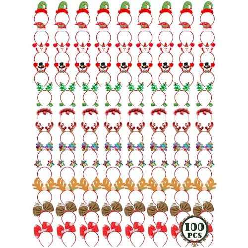 Christmas Headband, Christmas Headbands for Women, Cute Christmas Party Favors for Xmas Decorations Accessories