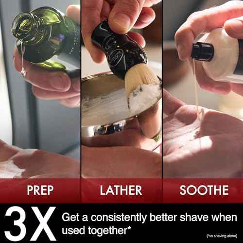 The Art of Shaving Shaving Kit for Men - The Perfect Gift for The Perfect Shave with Shaving Cream, Shaving Brush, After Shave Balm, & Pre Shave Oil