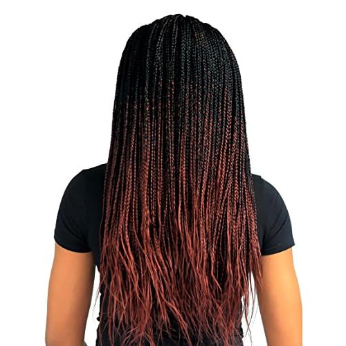 Cornrow Fulani Braid Wig - Ombre Color 1/35-22 inches